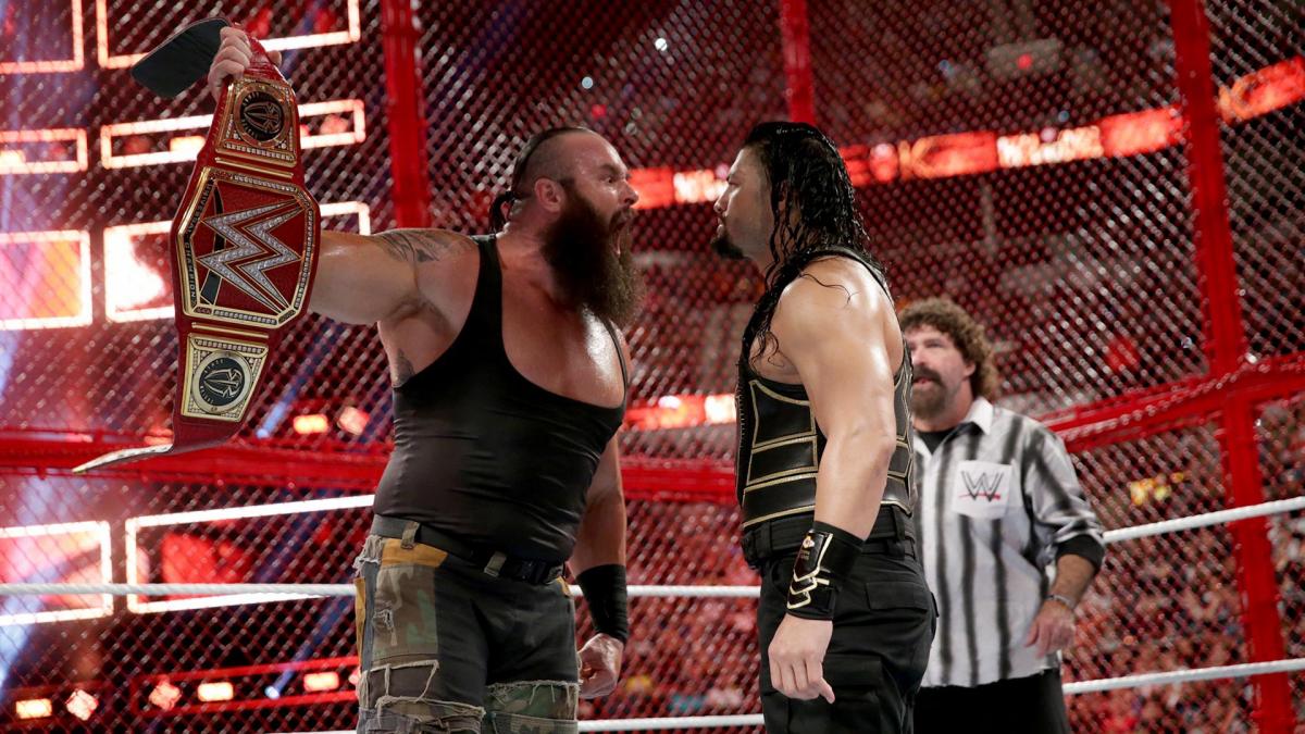 Braun Strowman, Roman Reigns (source: WWE)