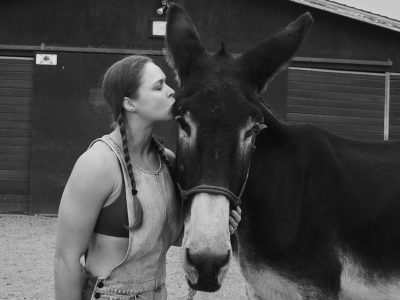 Ronda Rousey donkey