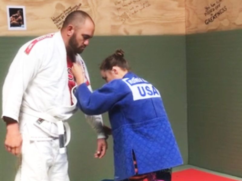 Rousey Standing Morote Seoinage