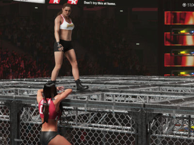 Ronda Rousey WWE 2K19 Nikki Bella HIAC