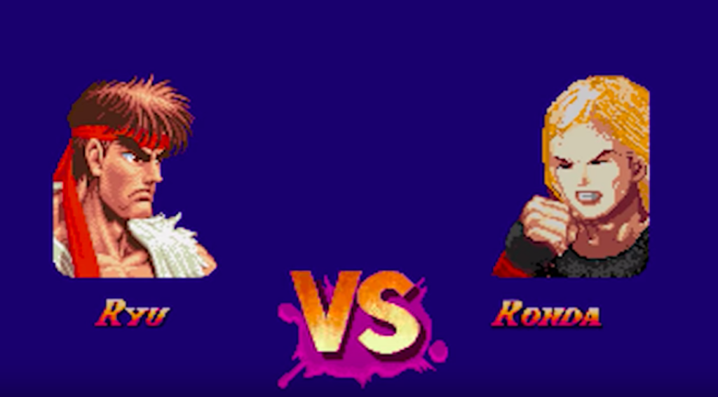 TBT: Custom Video of Ronda Kicking Butt as Street Fighter II Character 