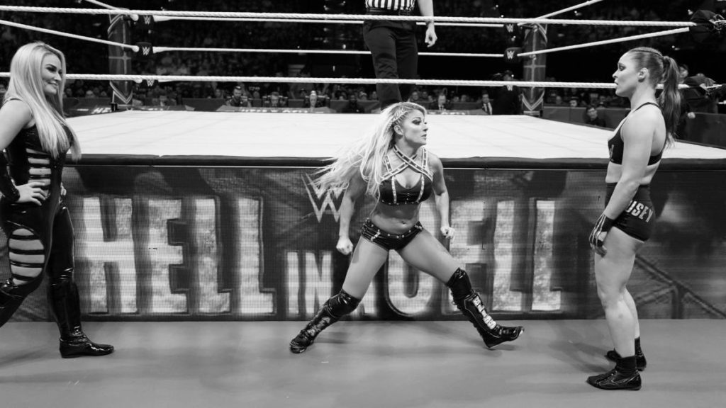 Natalya, Alexa Bliss, Ronda Rousey (source: WWE)