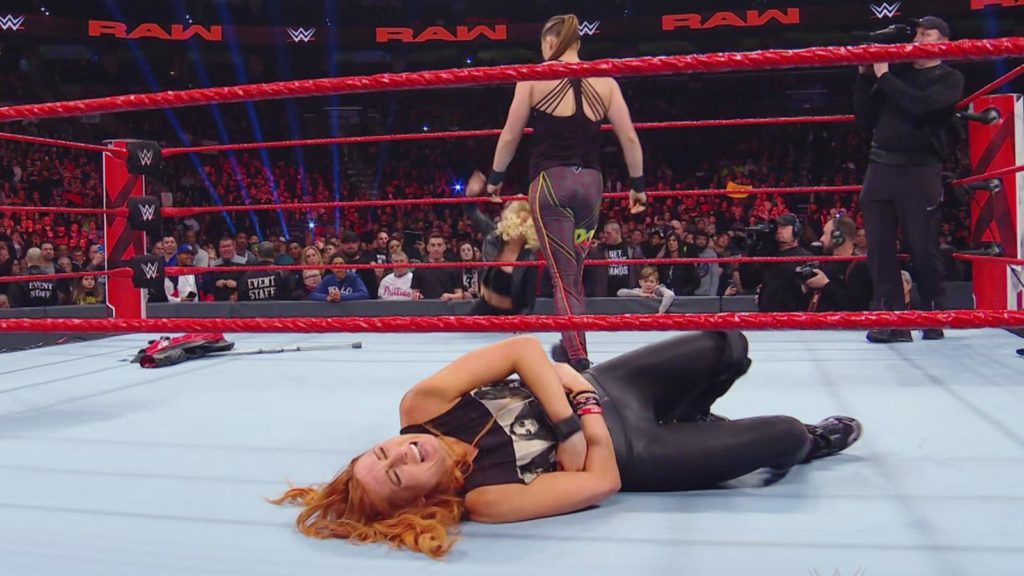 Becky Lynch, Ronda Rousey (source: WWE)