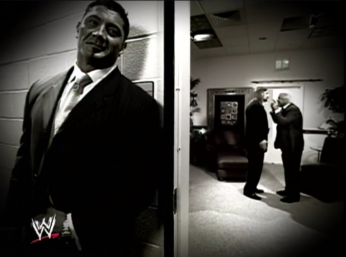 Batista, Triple H, Ric Flair (source: WWE)