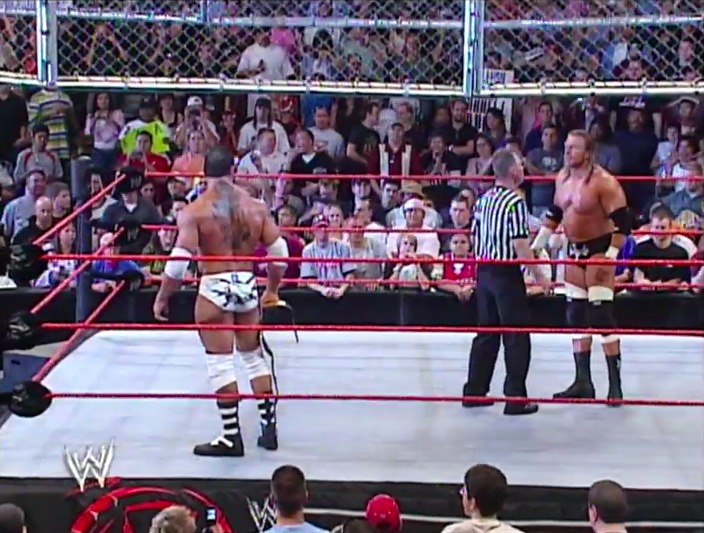 Batista, Triple H (source: WWE)