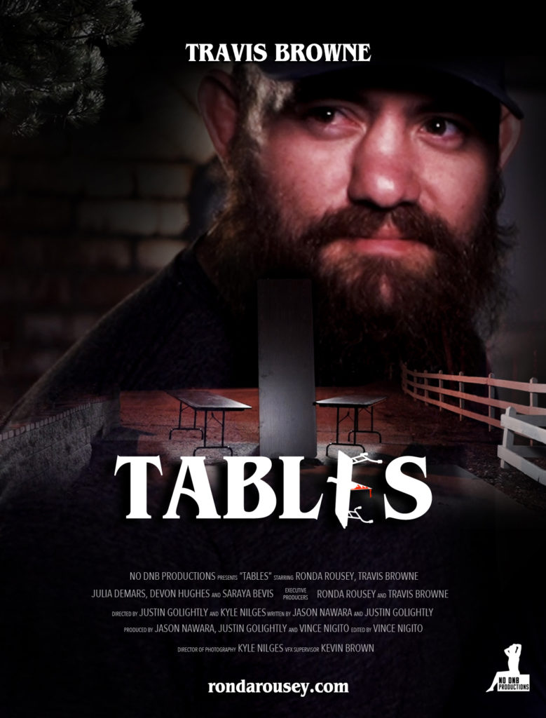Travis Browne's TABLES character poster